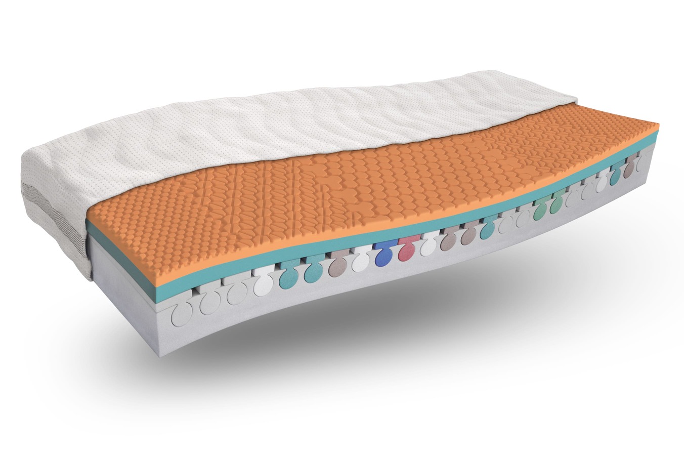 Matratze nach Maß Vitario Längsschnitt der Matratze